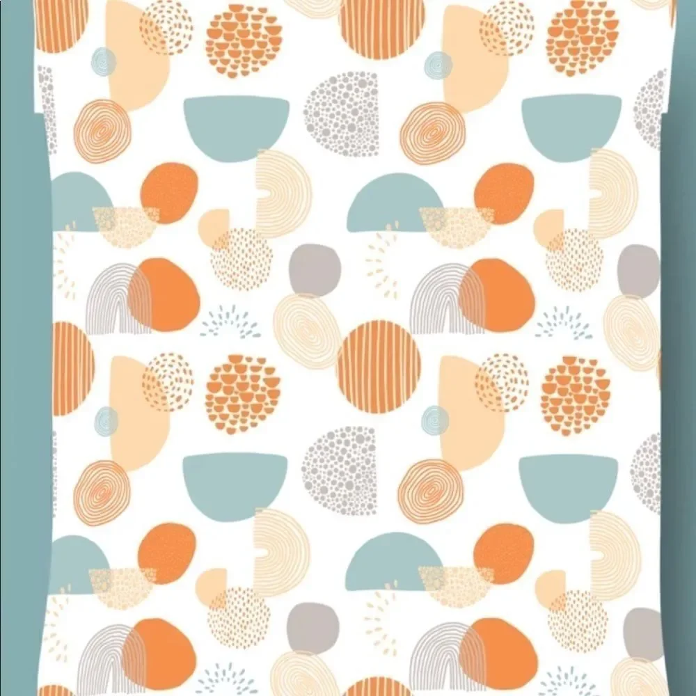 Poly Mailers MIX 35 pieces 6x9 10x13 14.5x19 35 stickers all 1.5” round